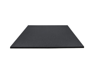 Bodenschutzmatte Premium 20 mm gerade Kante - Schwarz - 1000 x 1000 mm - Bodenschutzmatten Premium