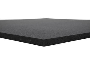 Bodenschutzmatte Premium 20 mm gerade Kante - Schwarz - 1000 x 1000 mm - Bodenschutzmatten Premium