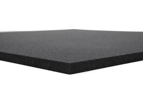 Bodenschutzmatte Premium 20 mm gerade Kante - Schwarz - 1000 x 1000 mm - Bodenschutzmatten Premium