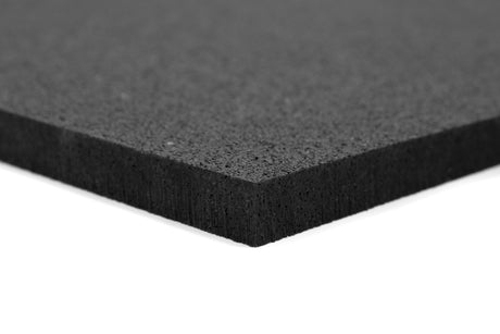 Bodenschutzmatte Premium 20 mm gerade Kante - Schwarz - 1000 x 1000 mm - Bodenschutzmatten Premium