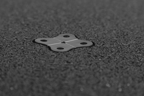 Bodenschutzmatte Standard 30 mm - Schwarz - 1000 x 1000 mm - Connect - Bodenschutzmatten Standard (Connect)
