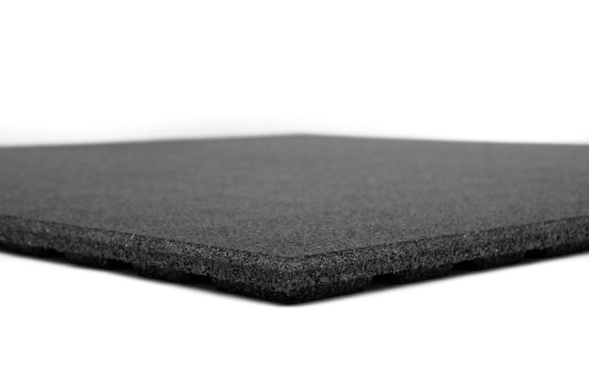 Bodenschutzmatte Antishock 25 mm - Schwarz - 1000 x 1000 mm - Bodenschutzmatten Antishock