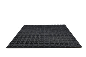 Bodenschutzmatte Antishock 25 mm - Schwarz - 1000 x 1000 mm - Bodenschutzmatten Antishock