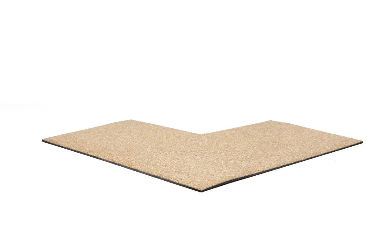 Eckelement abgeschrägt für Bodenschutzmatte Connect 'Seventy' 20 mm - verschiedene Farben - Eckelement
