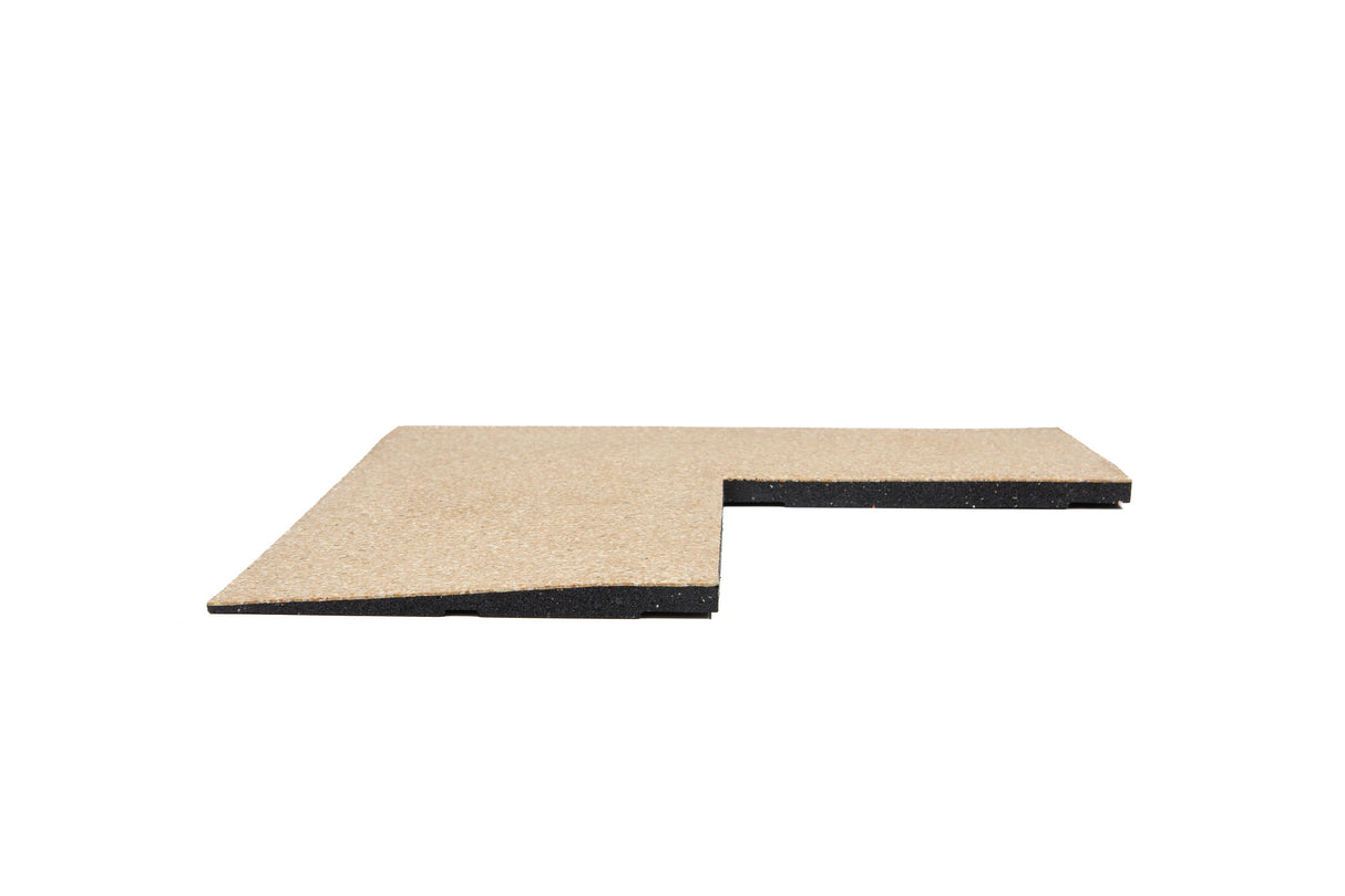 Eckelement abgeschrägt für Bodenschutzmatte Connect 'Seventy' 20 mm - verschiedene Farben - Eckelement
