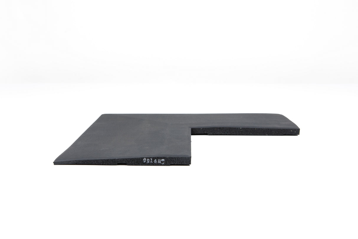 Eckelement abgeschrägt für Bodenschutzmatte Connect 20 mm - Deep Black - Eckelement