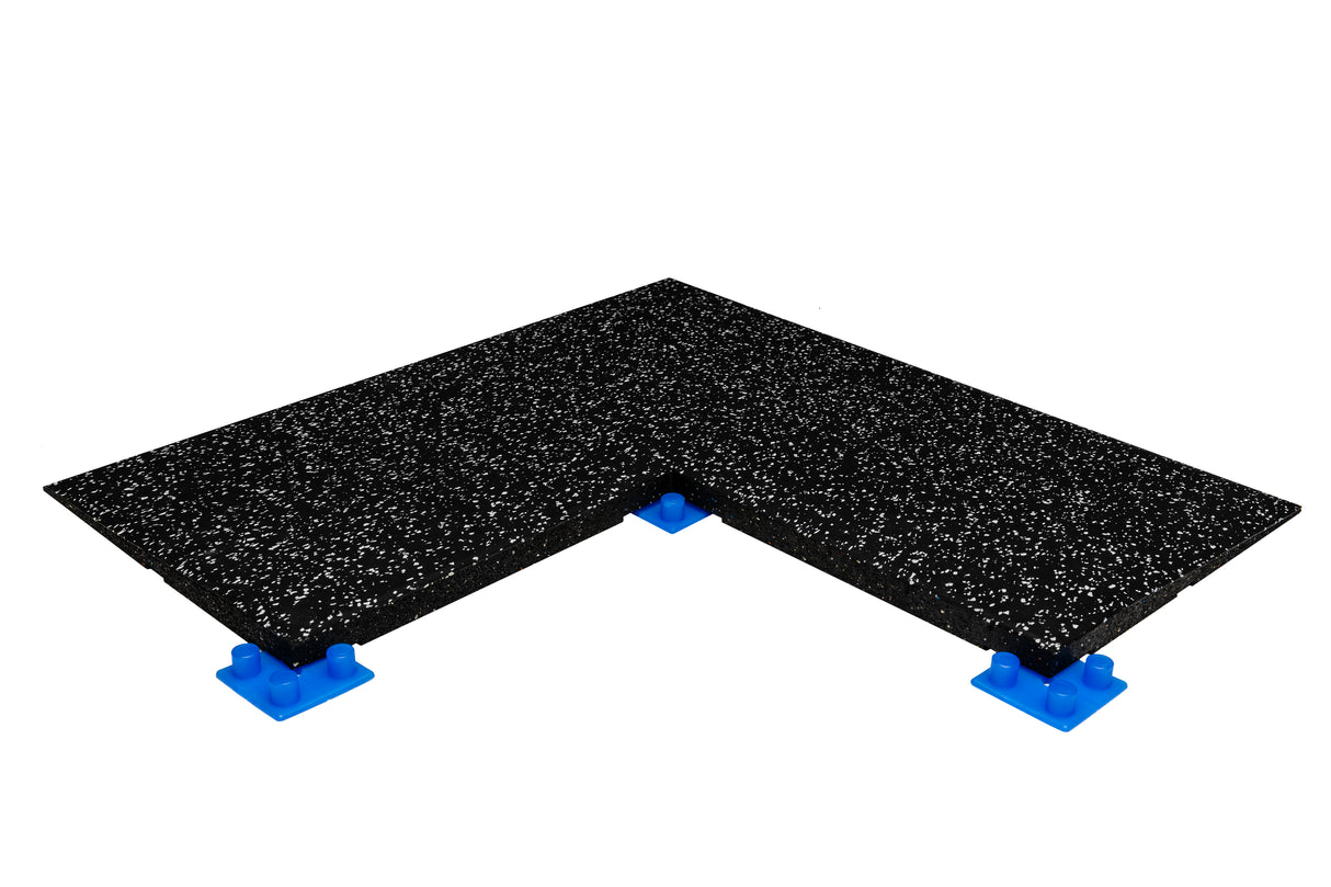 Eckelement abgeschrägt für Bodenschutzmatte Connect 'Seventy' 20 mm - verschiedene Farben - Eckelement