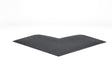 Eckelement abgeschrägt für Bodenschutzmatte Connect 30 mm - Deep Black - Eckelement