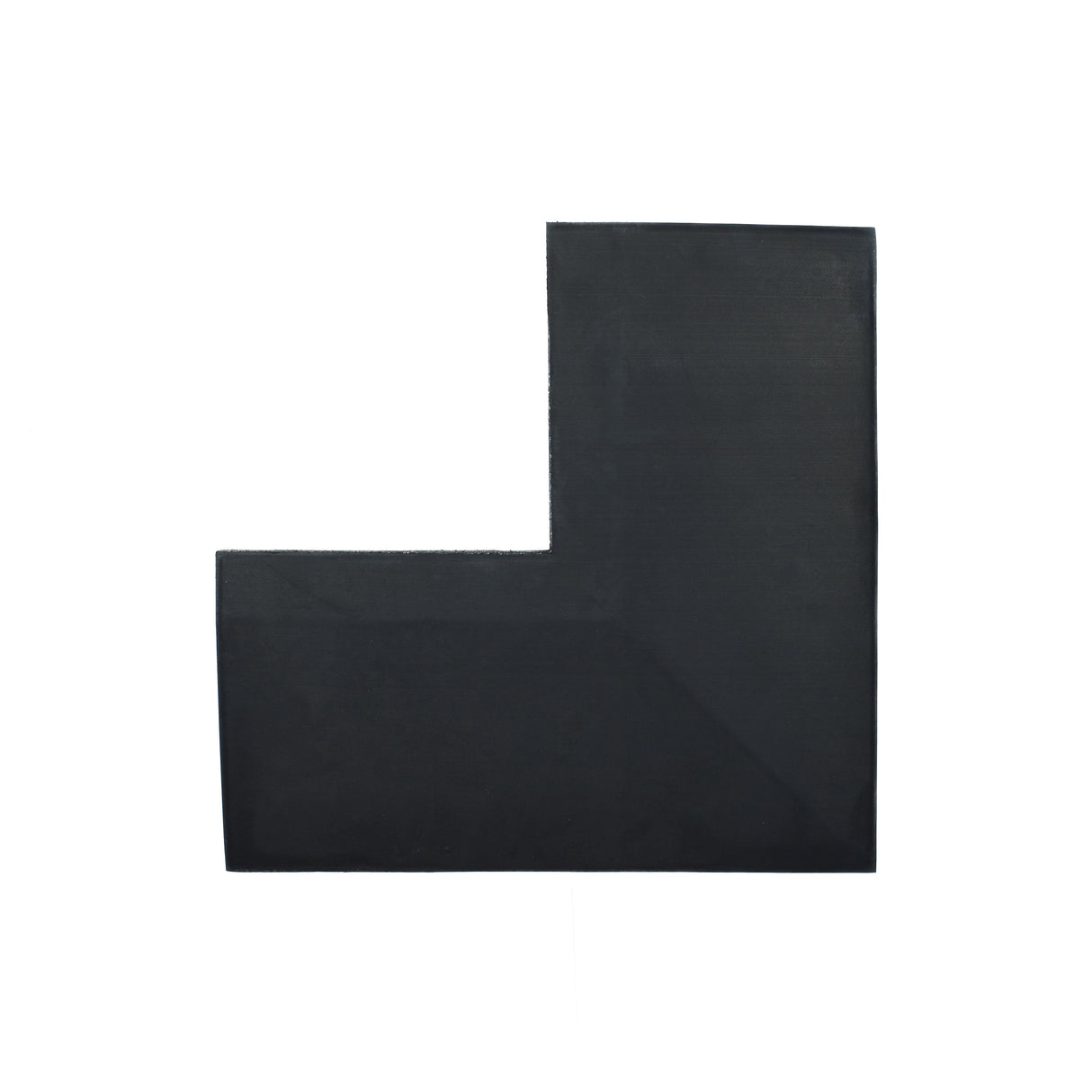 Eckelement abgeschrägt für Bodenschutzmatte Connect 30 mm - Deep Black - Eckelement