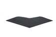 Eckelement abgeschrägt für Bodenschutzmatte Connect 40 mm - Deep Black - Eckelement