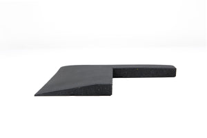 Eckelement abgeschrägt für Bodenschutzmatte Connect 40 mm - Deep Black - Eckelement