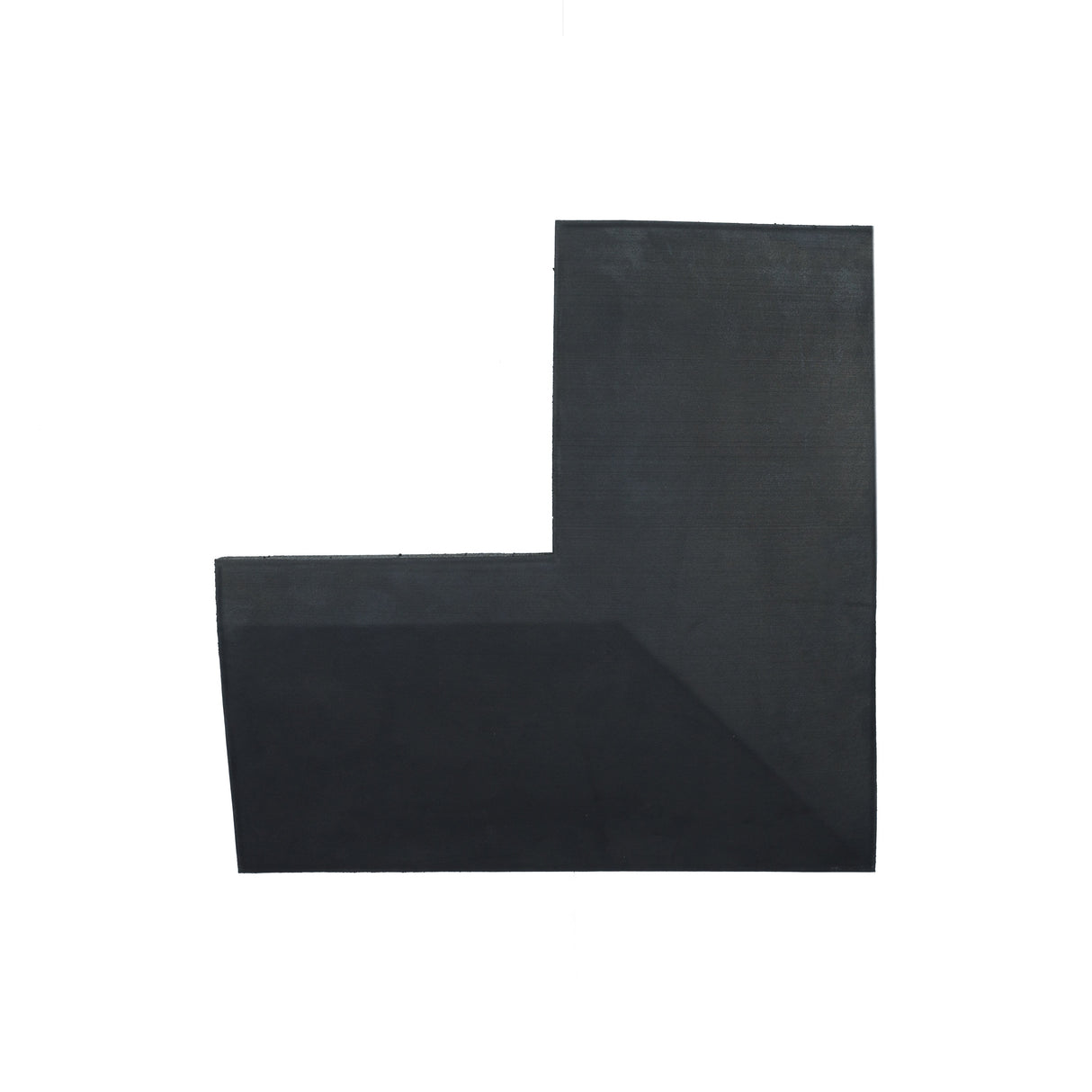 Eckelement abgeschrägt für Bodenschutzmatte Connect 40 mm - Deep Black - Eckelement
