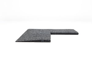 Eckelement abgeschrägt für Bodenschutzmatte Connect 'Fifteen' 20 mm - verschiedene Farben - Eckelement