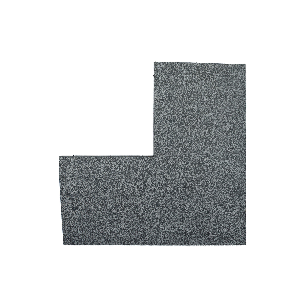 Eckelement abgeschrägt für Bodenschutzmatte Connect 'Seventy' 40 mm - Stone - Eckelement