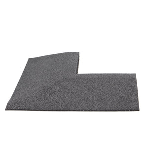 Eckelement abgeschrägt für Bodenschutzmatte Connect 'Seventy' 40 mm - Stone - Eckelement