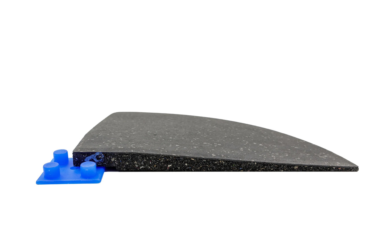 Eckelement abgeschrägt 20 mm für Gym Bodenplatte Connect 'Fifteen' - verschiedene Farben | ELVAFLOOR®