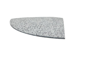 Eckelement abgeschrägt 20 mm für Gym Bodenplatte Connect 'Nylon Pro' - Snowflake & Marble | ELVAFLOOR®