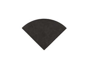 Eckelement abgeschrägt 20 mm für Gym Bodenplatte Connect - Deep Black | ELVAFLOOR®