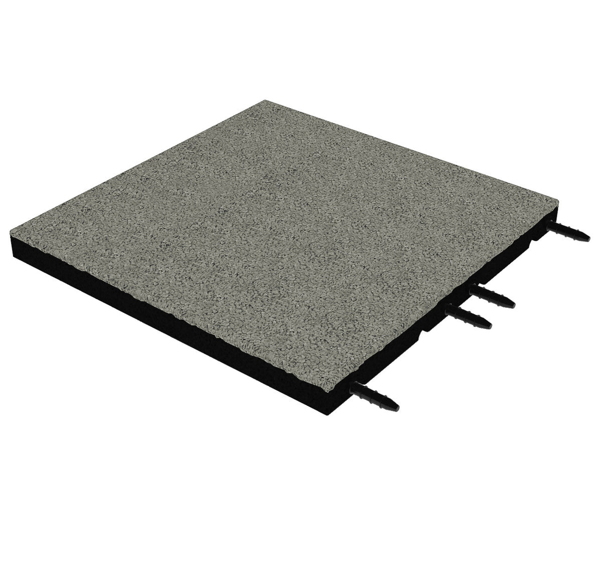 Fallschutzmatte 40 mm – 500 × 500 mm (4 Stück) – geprüfte Sicherheit bis 1,3 m Fallhöhe - Fallschutzmatte (Fliese)