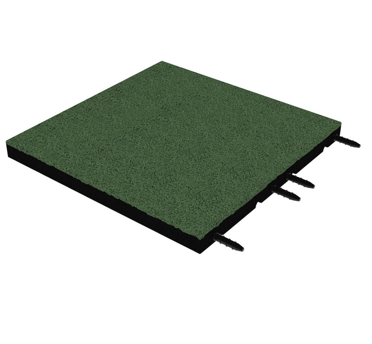 Fallschutzmatte 40 mm – 500 × 500 mm (4 Stück) – geprüfte Sicherheit bis 1,3 m Fallhöhe - Fallschutzmatte (Fliese)