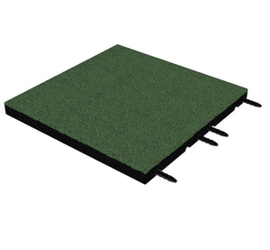 Fallschutzmatte 40 mm – 500 × 500 mm (4 Stück) – geprüfte Sicherheit bis 1,3 m Fallhöhe - Fallschutzmatte (Fliese)