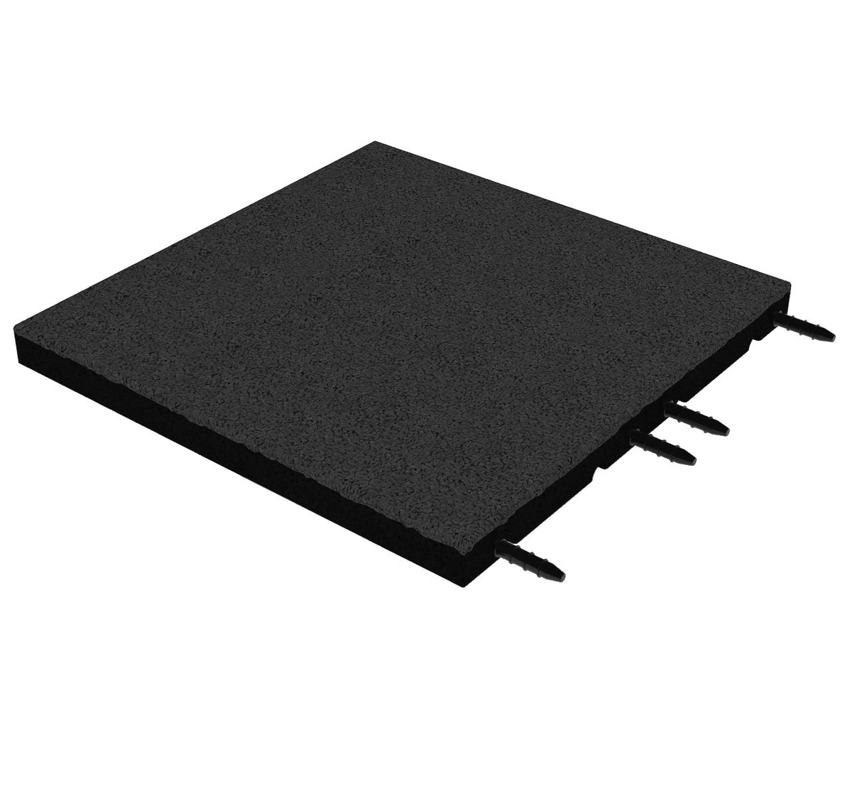 Fallschutzmatte 40 mm – 500 × 500 mm (4 Stück) – geprüfte Sicherheit bis 1,3 m Fallhöhe - Fallschutzmatte (Fliese)
