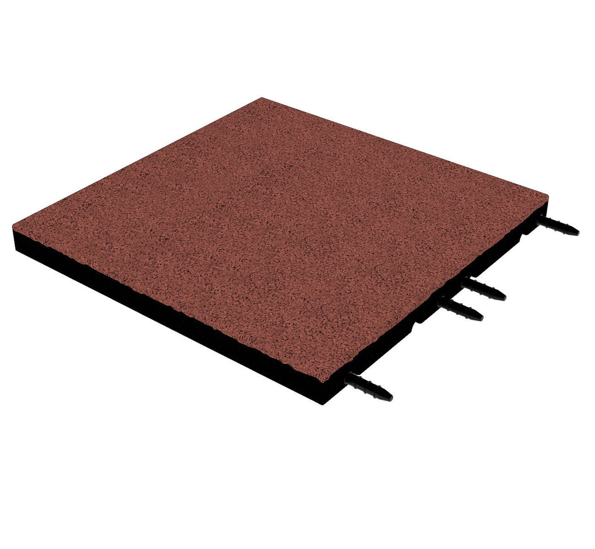 Fallschutzmatte 45 mm – 500 × 500 mm (4 Stück) – geprüfte Sicherheit bis 1,5 m Fallhöhe - Fallschutzmatte (Fliese)