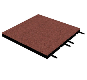Fallschutzmatte 45 mm – 500 × 500 mm (4 Stück) – geprüfte Sicherheit bis 1,5 m Fallhöhe - Fallschutzmatte (Fliese)