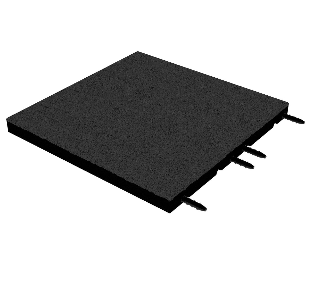 Fallschutzmatte 45 mm – 500 × 500 mm (4 Stück) – geprüfte Sicherheit bis 1,5 m Fallhöhe - Fallschutzmatte (Fliese)