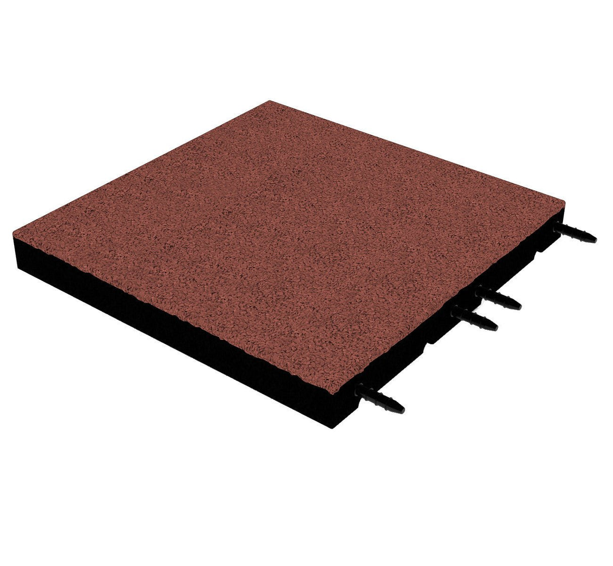 Fallschutzmatte 55 mm – 500 × 500 mm (4 Stück) – geprüfte Sicherheit bis 1,8 m Fallhöhe - Fallschutzmatte (Fliese)