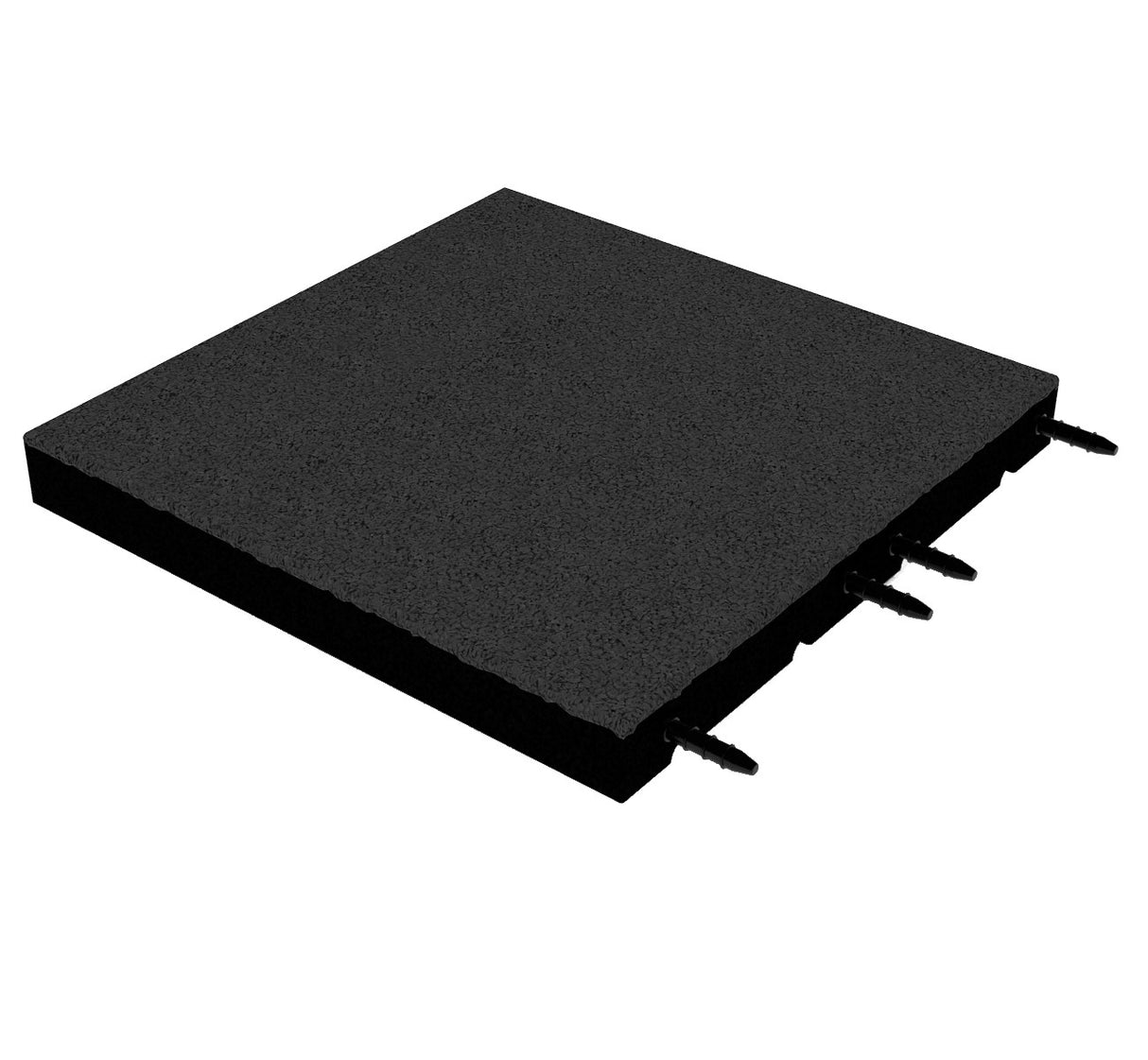 Fallschutzmatte 55 mm – 500 × 500 mm (4 Stück) – geprüfte Sicherheit bis 1,8 m Fallhöhe - Fallschutzmatte (Fliese)