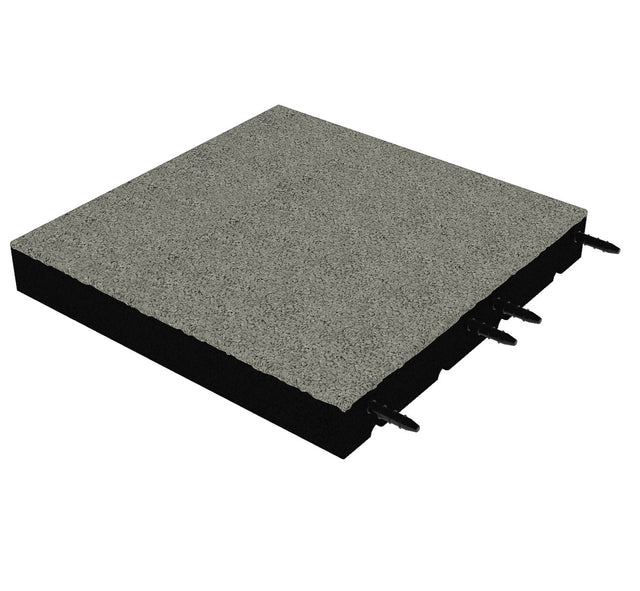 Fallschutzmatte 75 mm – 500 × 500 mm (4 Stück) – geprüfte Sicherheit bis 2,3 m Fallhöhe - Fallschutzmatte (Fliese)