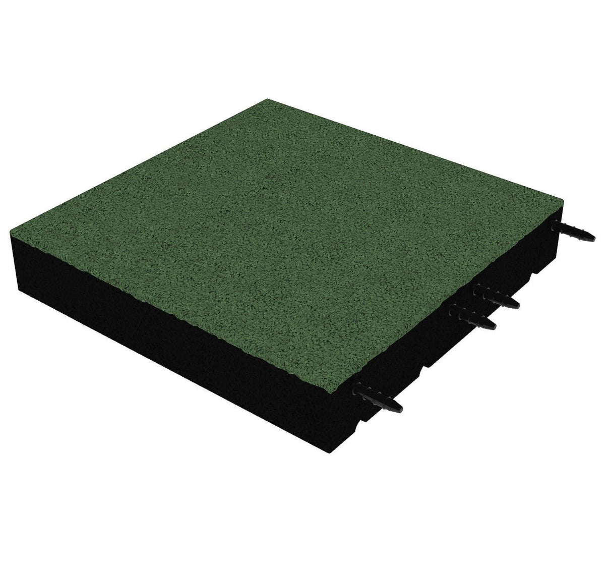 Fallschutzmatte 90 mm – 500 × 500 mm (4 Stück) – geprüfte Sicherheit bis 2,6 m Fallhöhe - Fallschutzmatte (Fliese)
