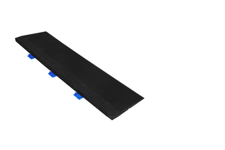 Randelement abgeschrägt für Bodenschutzmatte Connect 20 mm - Deep Black - Randelement