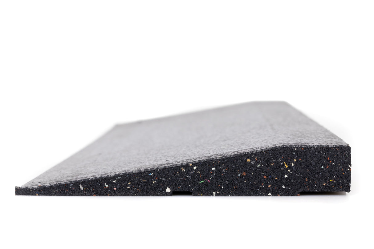 Randelement abgeschrägt für Bodenschutzmatte Connect 'Seventy' 40 mm - Stone - Randelement