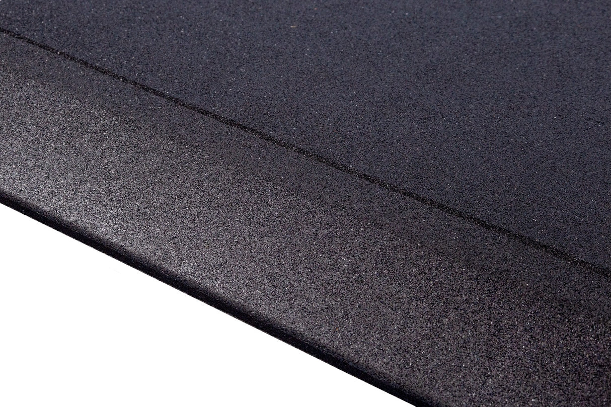 Randelement abgeschrägt für Bodenschutzmatte Standard + Premium 15 - 43 mm - Schwarz - Randelement