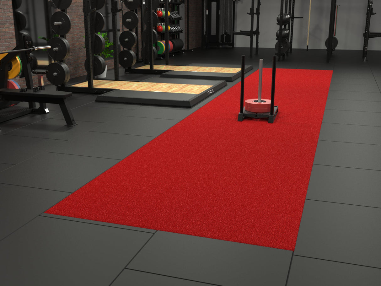 Sport Kunstrasen - BASIC Track - 10 x 2 m - verschiedene Farben | ELVAFLOOR® - Sport Kunstrasen BASIC