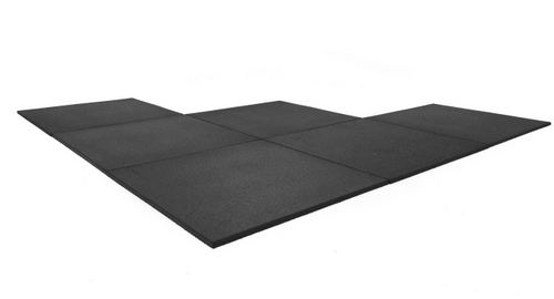 Fitnessboden Verlegebeispiel